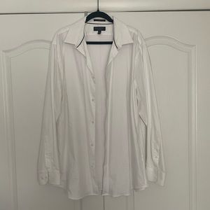 Wrinkle resistant men’s banana republic dress shirt